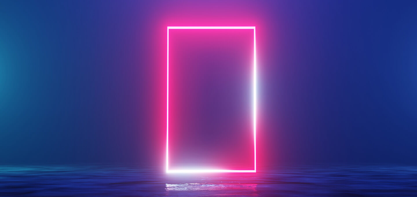 Neon frame