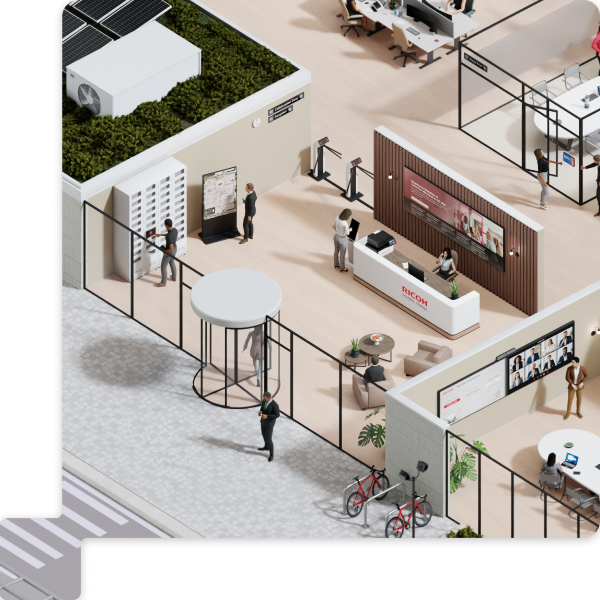 Reception Area - Ricoh Virtual Intelligent Workplace